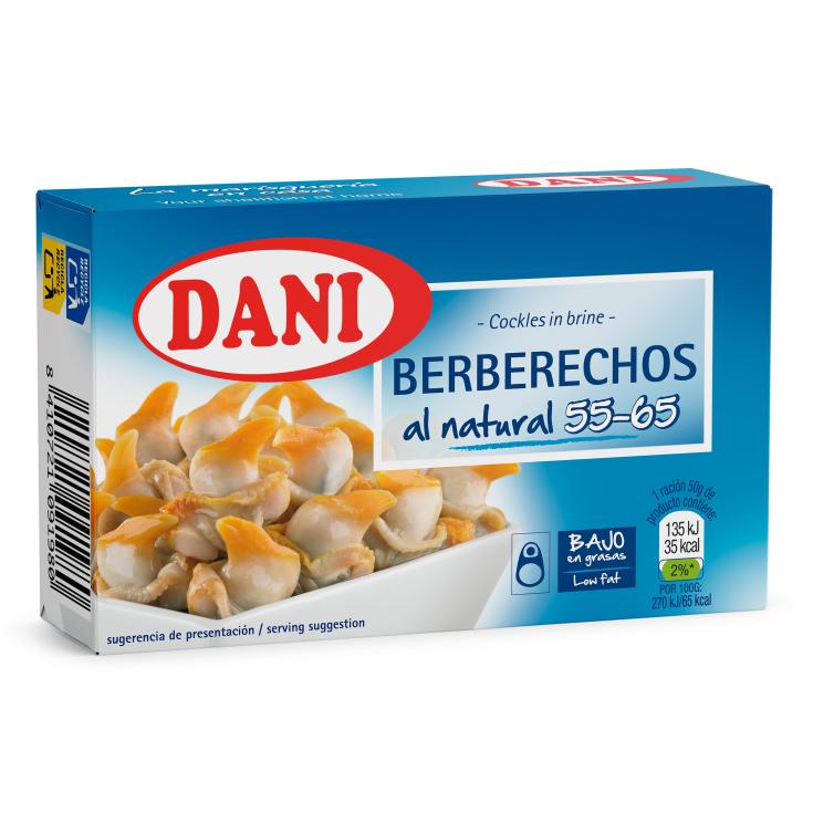 Berberechos al Natural 55/65 - Dani - 63g