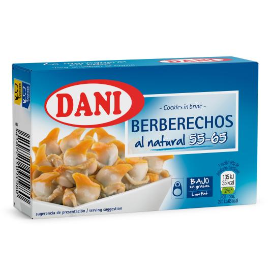 Berberechos al Natural 55/65 - Dani - 63g