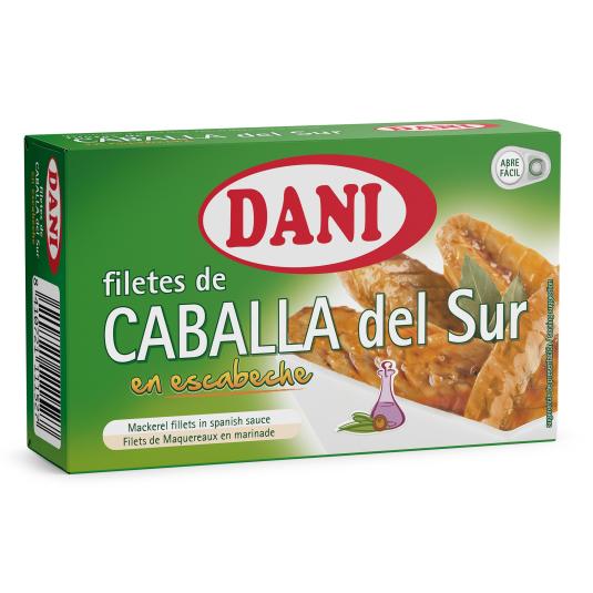 Filetes de Caballa del Sur en Escabeche - Dani - 115g