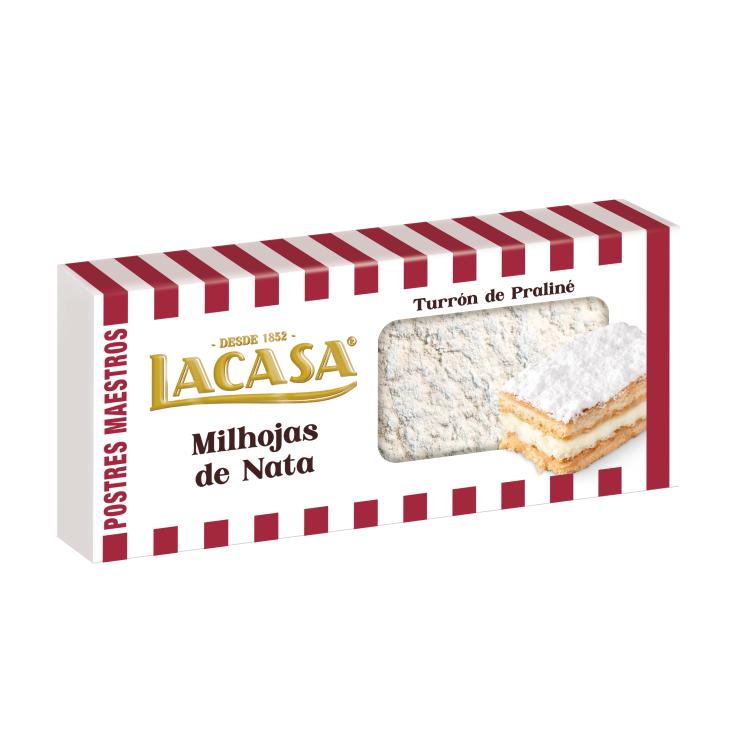 Turrón Milhojas de Nata 200g