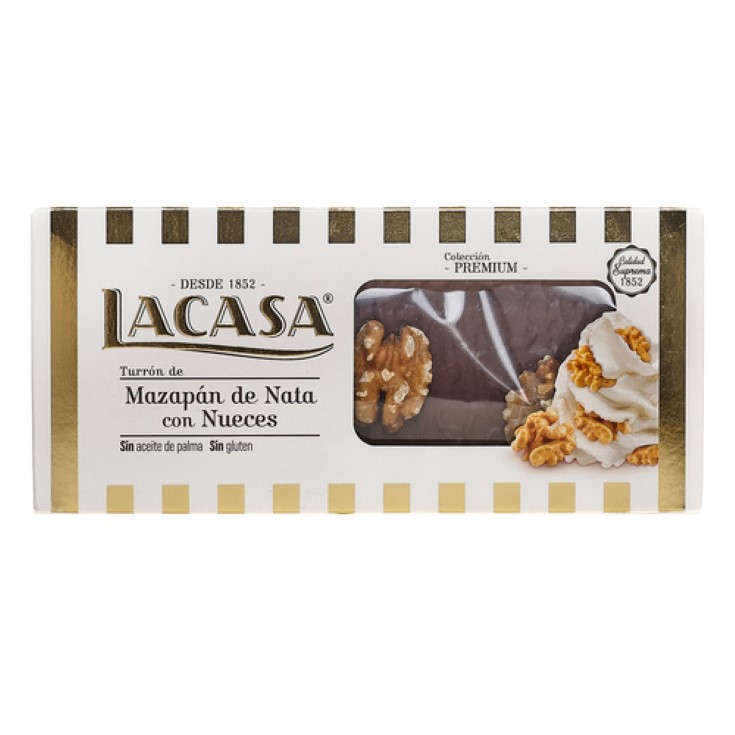 Turrón de mazapán con nueces - 200g