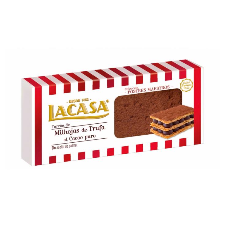 Turrón Milhojas Praliné Lacasa - 200g