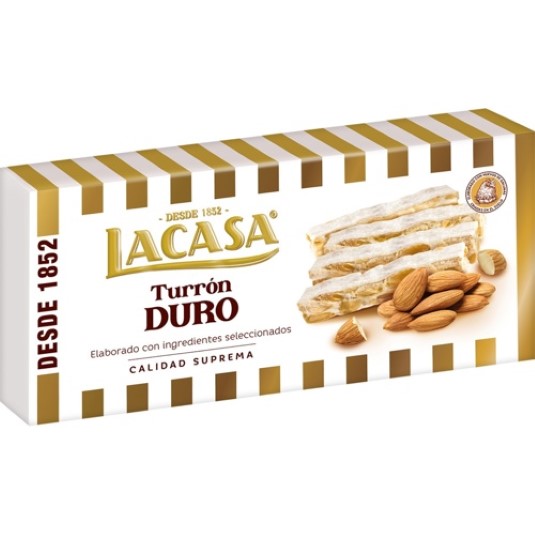 Turrón duro de almendras Lacasa - 150g