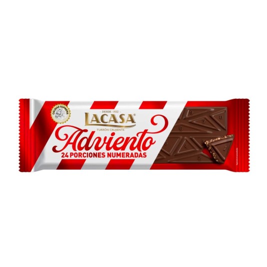 Turrón de chocolate crujiente calendario de adviento - 250g