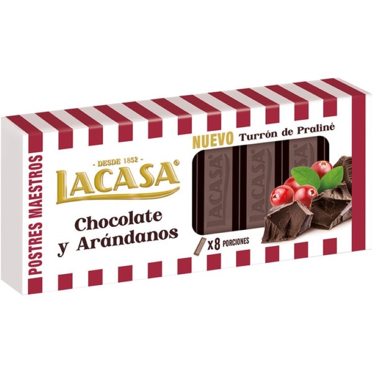 Turrón praliné con arándanos - 225g