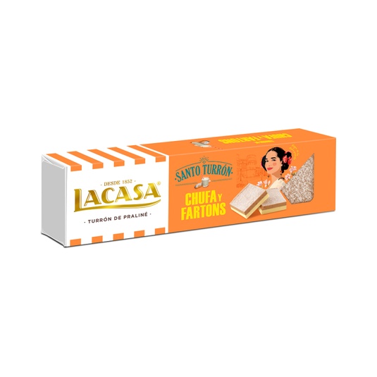 Lacasa turrón chufa y fartons 150g