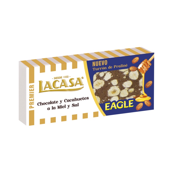 Turrón de Chocolate con Cacahuete Eagle