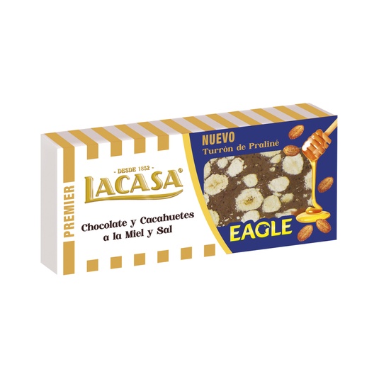 Turrón de Chocolate con Cacahuete Eagle