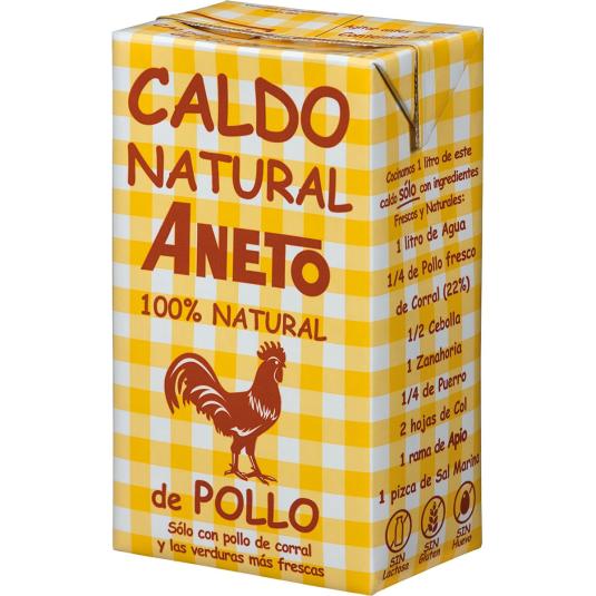 Caldo natural de pollo 1l