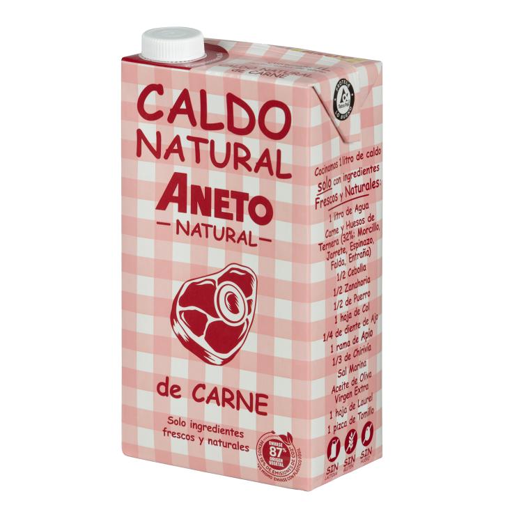 Caldo Natural de Carne - Aneto - 1l