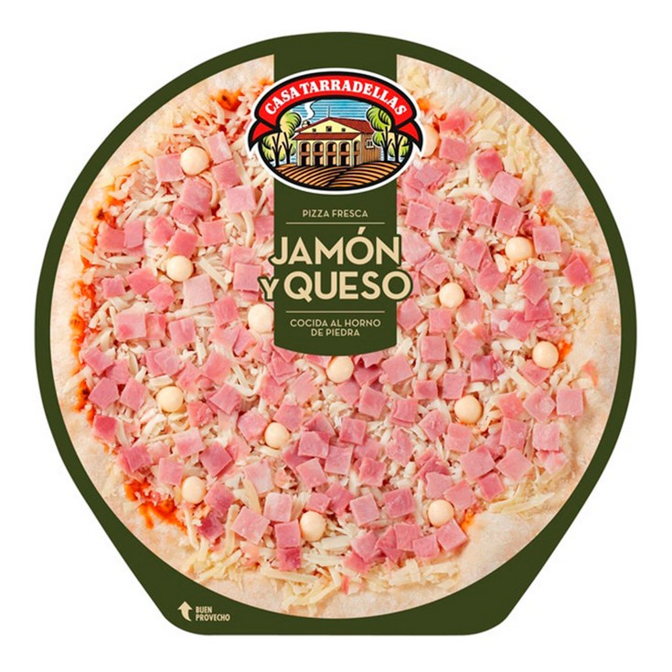 Pizza Jamón y Queso 405g