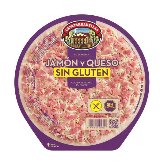 Pizza de Jamón Sin Gluten - Casa Tarradellas - 420g