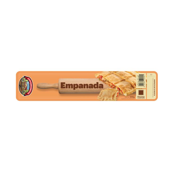 Masa de empanada fresca cuadrada 230g