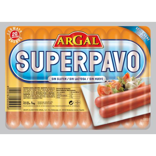 Salchichas de pavo Argal - 1kg