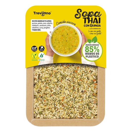 Sopa thai con quinoa 
