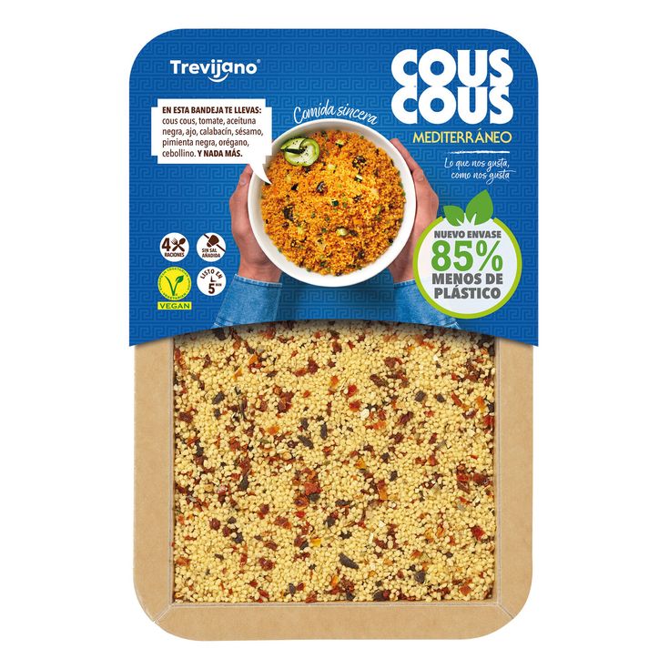 Cous cous mediterráneo - Trevijano - 300g