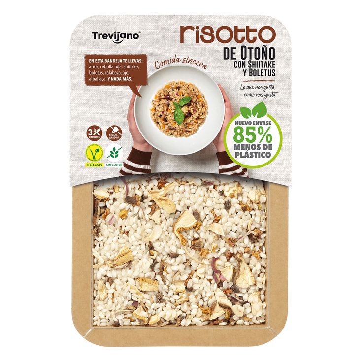 Risotto de shitake y voletus