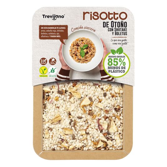 Risotto de shitake y voletus