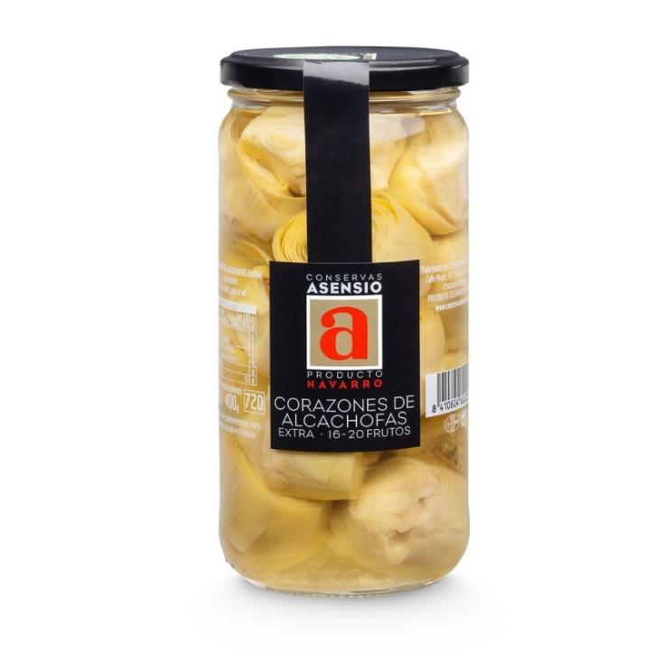 Corazones de alcachofa Asensio - 400g