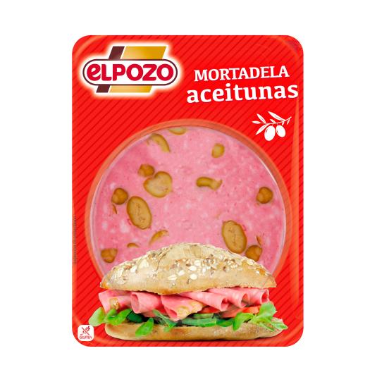 Mortadela con aceitunas - El Pozo - 225g