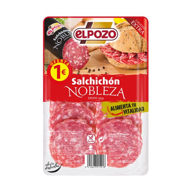 Salchichón Nobleza El Pozo - 75g