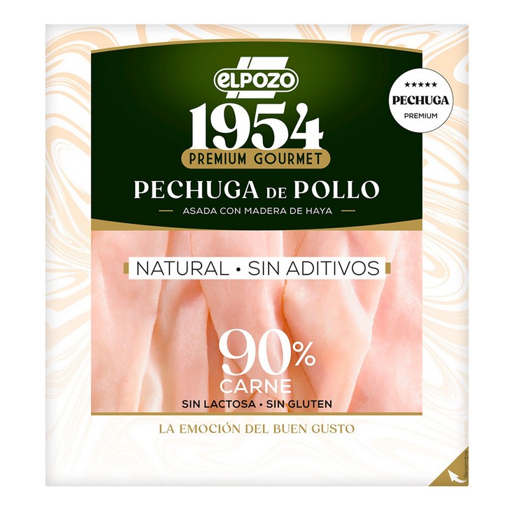 Pechuga de pollo asada con madera de haya 1954 El Pozo 120g