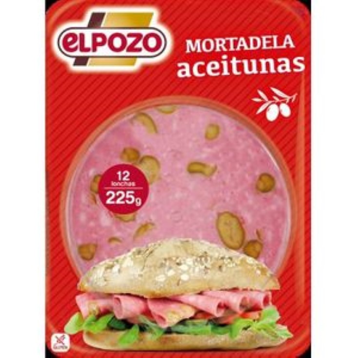 Mortadela con aceitunas El pozo - 225g