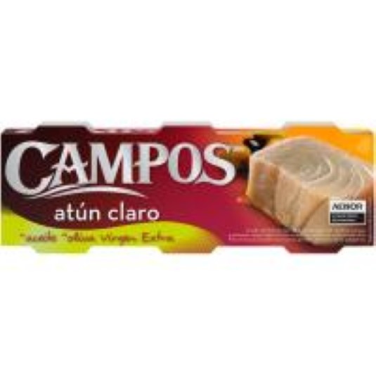Atún claro en aceite de oliva virgen extra Campos - 3x52g