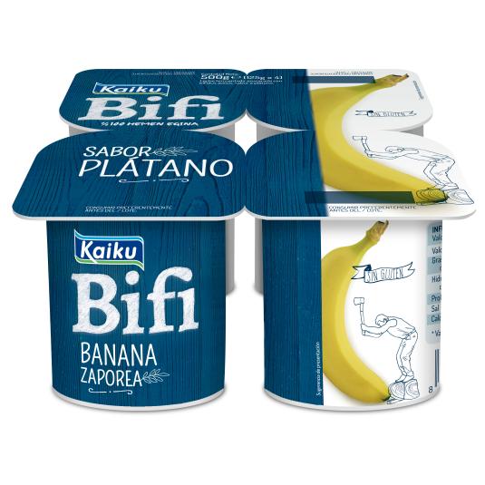 Yogur de plátano Bifi 4x125g