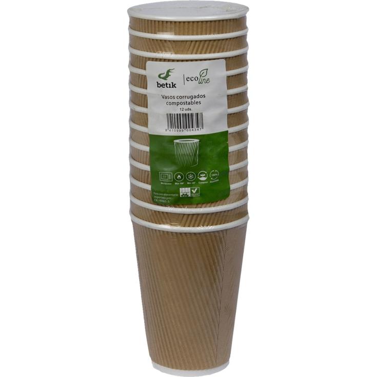 Vasos Compostables 12 uds