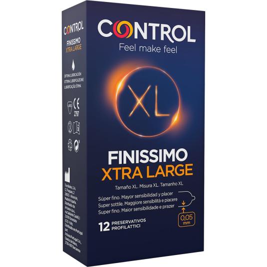 Preservativos Finissimo Xtra Large Control - 12 uds