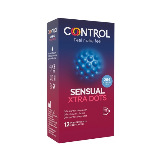 Preservativos Sensual Xtra Dots 12 ud