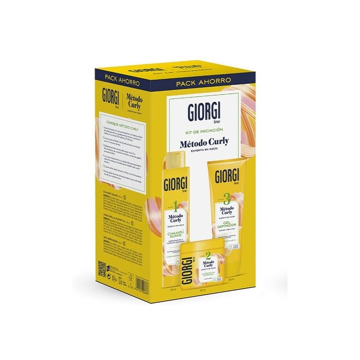 Giorgi Line Método Curly Kit De Iniciación 3 Piezas