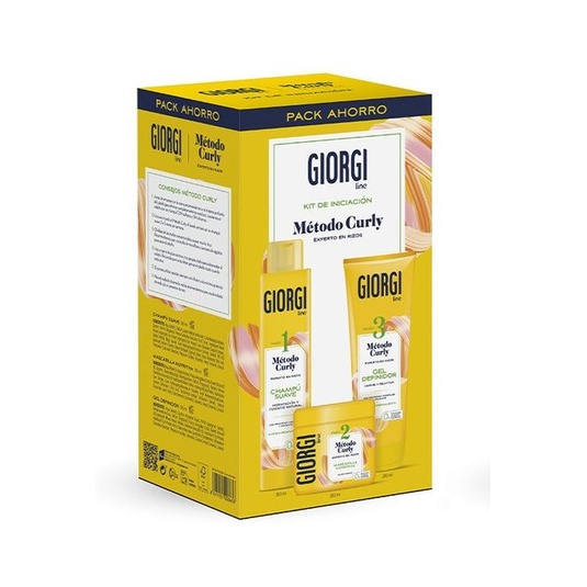 Giorgi Line Método Curly Kit De Iniciación 3 Piezas
