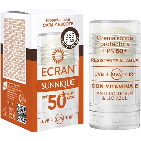 Protector solar facial en stick SPF-50+