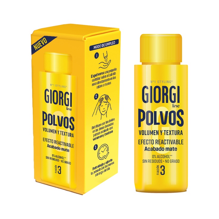 Polvos de fijación 3 volumen y textura acabado mate 0% 