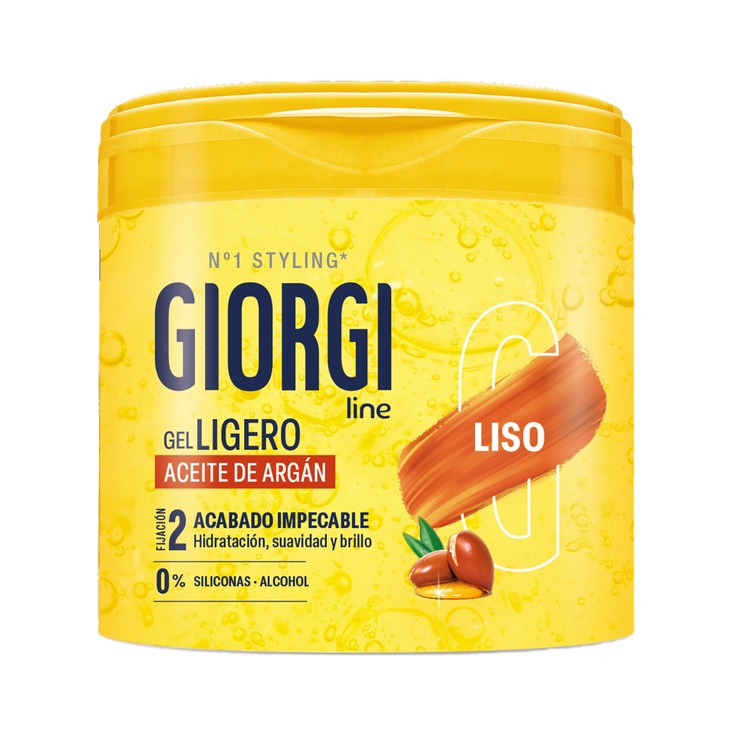 Gel fijador ligero con aceite de argán acabado 