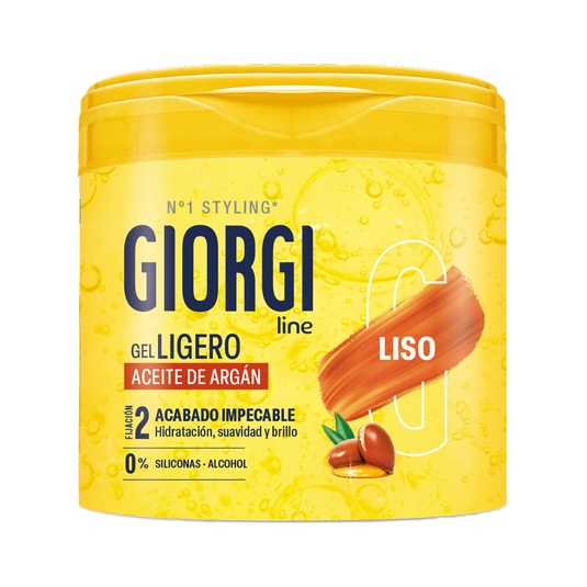 Gel fijador ligero con aceite de argán acabado 