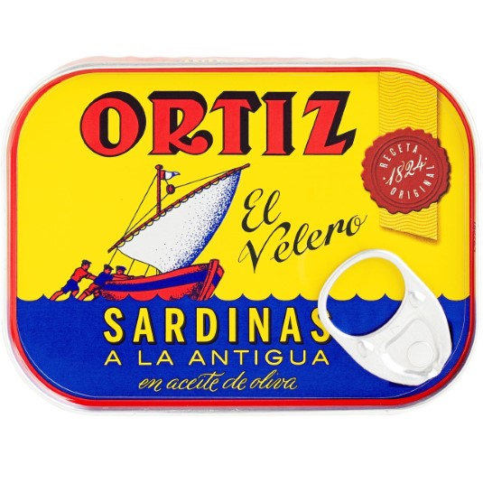 Sardinas a la antigüa en aceite de oliva Ortiz - 100g