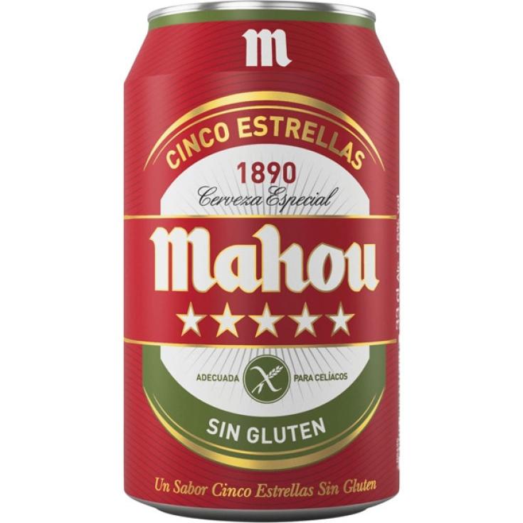 Cerveza Sin Gluten 5 Estrellas - Mahou - 33cl Cerveza Sin Gluten 5 Estrellas - Mahou - 33cl