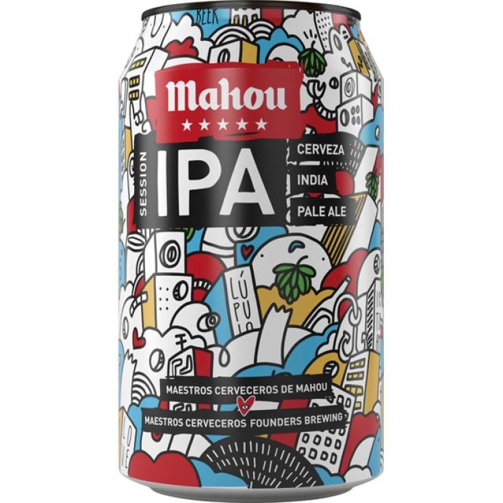 Cerveza rubia variedad Session IPA - Mahou - 33cl Cerveza rubia variedad Session IPA - Mahou - 33cl