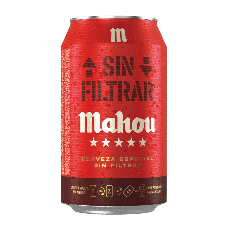 Cerveza Rubia 5 Estrellas - Mahou - 33cl