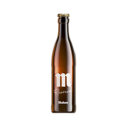 Cerveza lager doble malta botella 33 cl