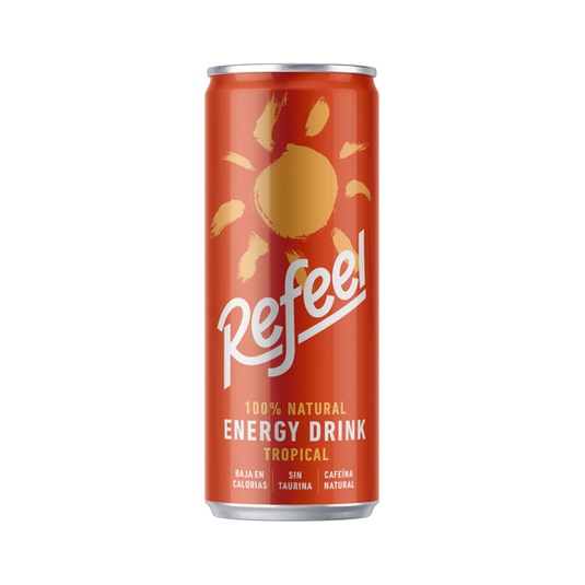 BEBIDA ENERGÉTICA 100% NATURAL REFEEL 