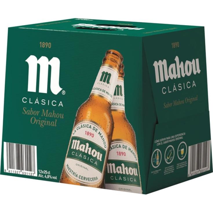 Cerveza Rubia Clásica - Mahou - 12x25cl