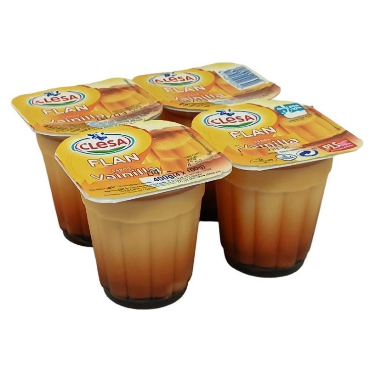 Flan de vainilla Clesa - 4x100g