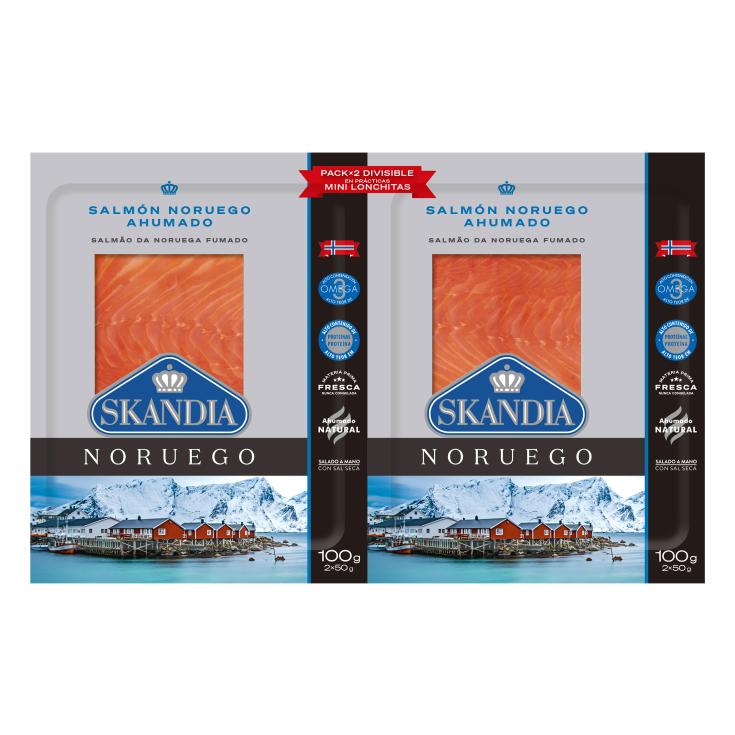 Salmón Ahumado Noruego - Skandia - 2x50g