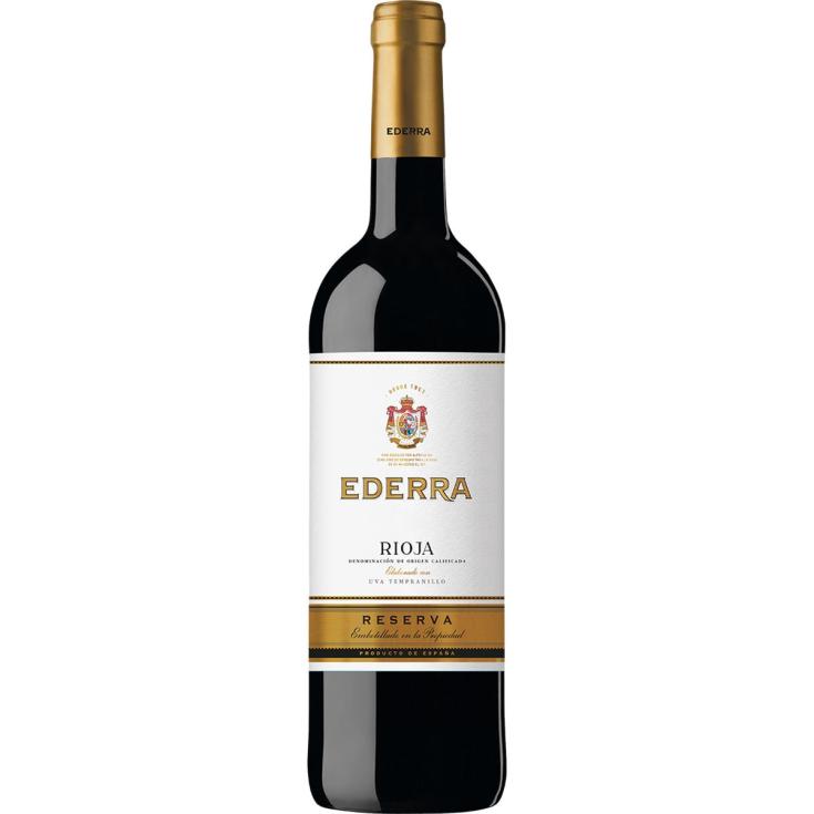 Vino tinto reserva D.O. Rioja Ederra - 75cl
