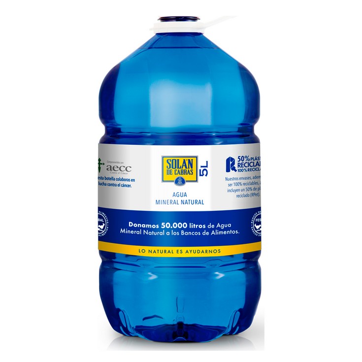 Agua mineral natural 5l