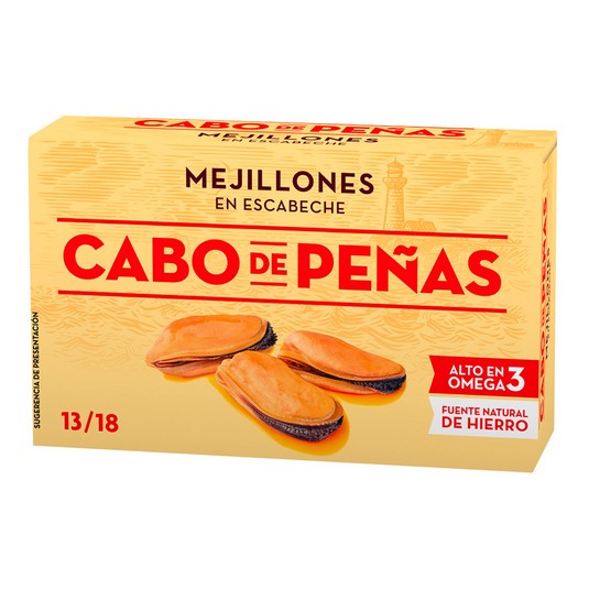 Mejillones en escabeche 13/18 69g